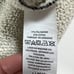 LL BEAN Shirt Mens XL-Tall Henley Waffle Knit Fleece Sherpa Lined Charcoal Gray