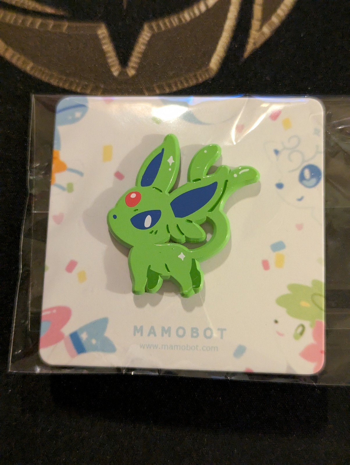 Mamobot shiny Espeon Pokemon pokemallow enamel pin
