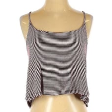 Like New Brandy Melville Red & White Striped Spaghetti Strap Tank Top Small