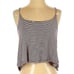 Like New Brandy Melville Red & White Striped Spaghetti Strap Tank Top Small