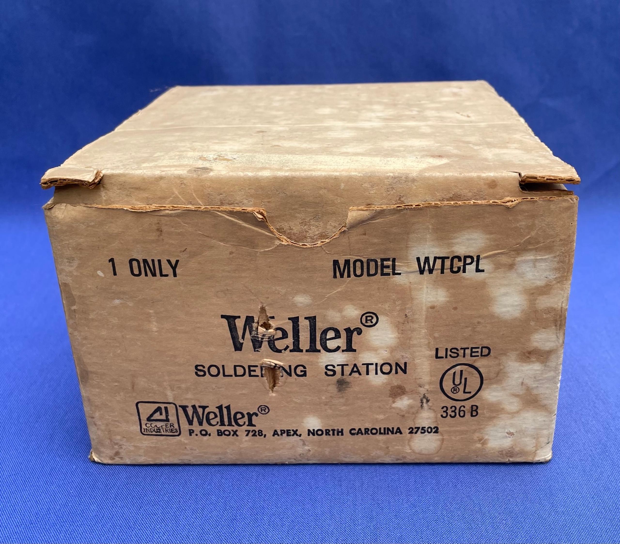 Vtg Weller WTCP-L  Series Soldering Station Iron Controlled Output Never Used