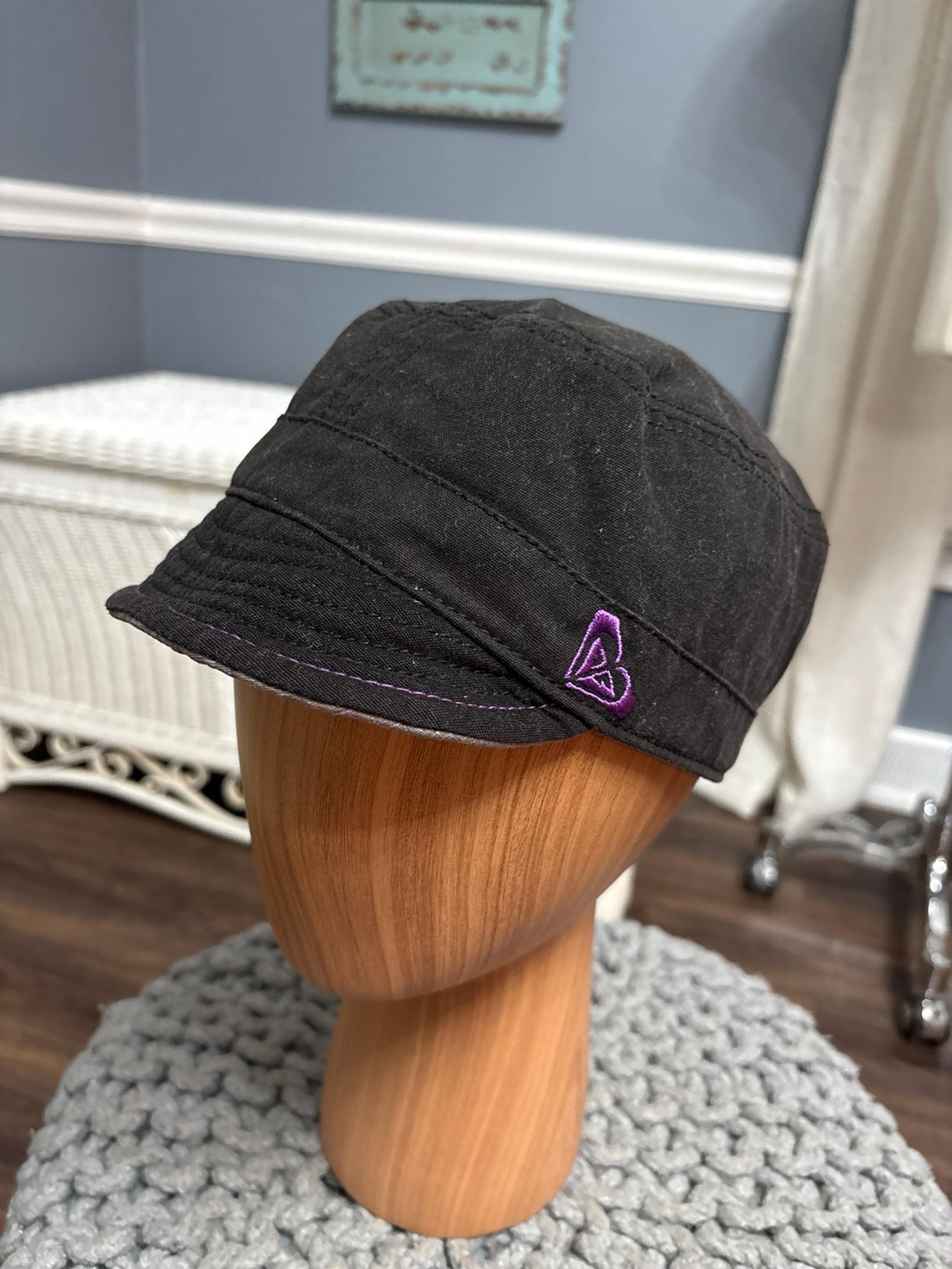 Y2K ROXY reversible cadet military style hat one size women’s