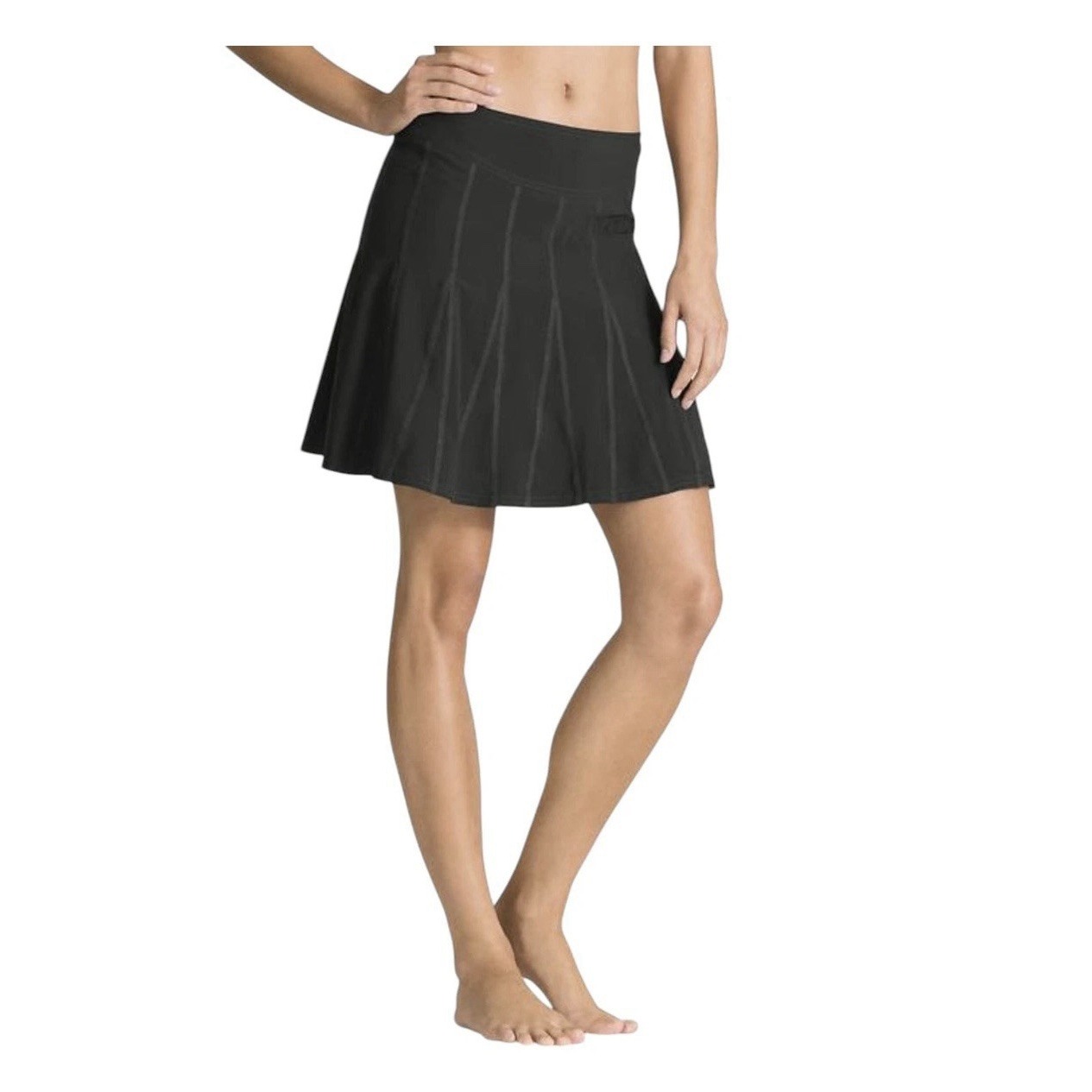 Athleta women's wear about black pleated skirt skort size 8