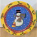 Sango China Sweet Shoppe Christmas 3 Plates & 3 Bowls, Christmas Snowman Design