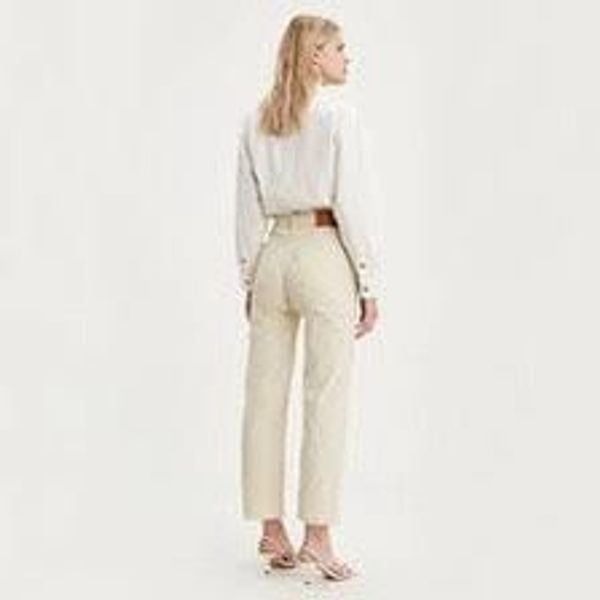 Free People Levi's RIBCAGE STRAIGHT ANKLE CORDUROY PANTS Sz 29