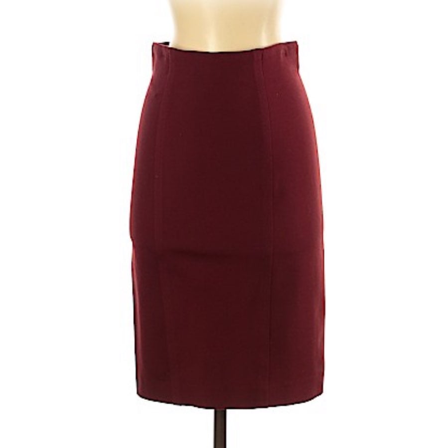Byron Lars beauty mark women’s red skirt