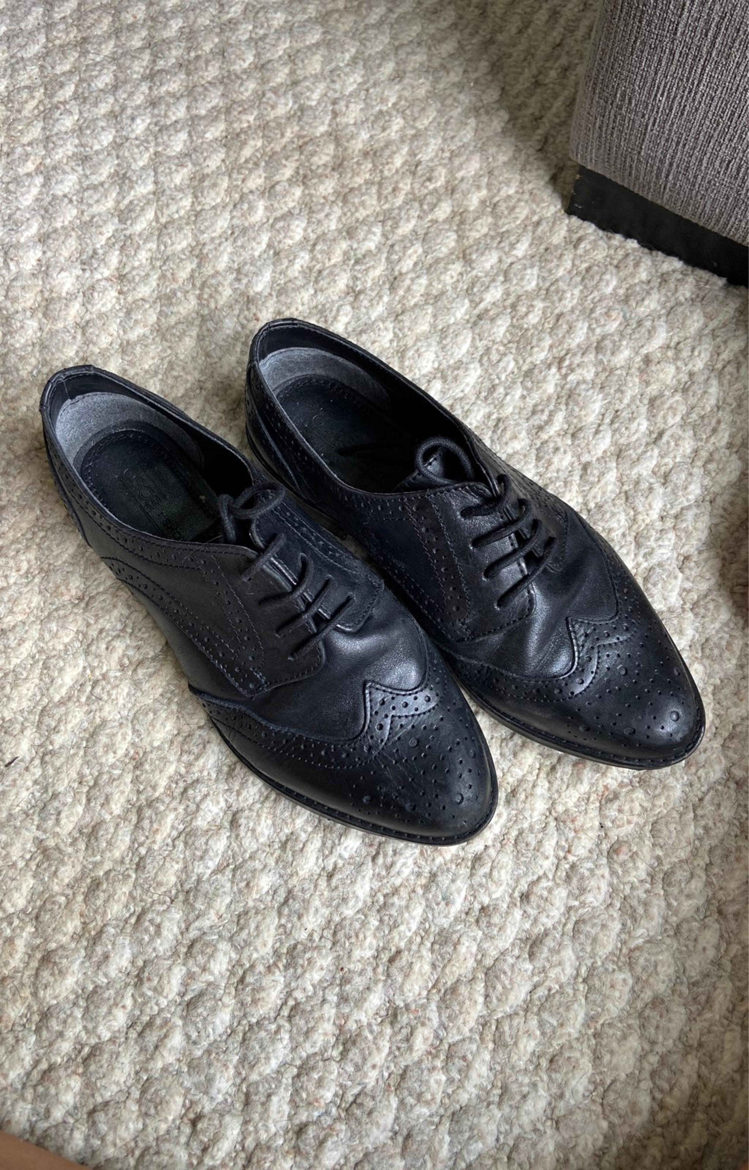 Black Learher ASOS Leather Oxford