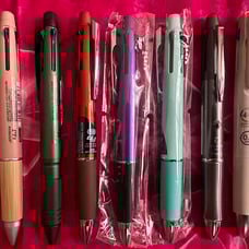 Ballpoint pen set with 7 pens each (Uni/PILOT/ZEBRA)