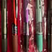 Ballpoint pen set with 7 pens each (Uni/PILOT/ZEBRA)