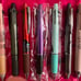 Ballpoint pen set with 7 pens each (Uni/PILOT/ZEBRA)