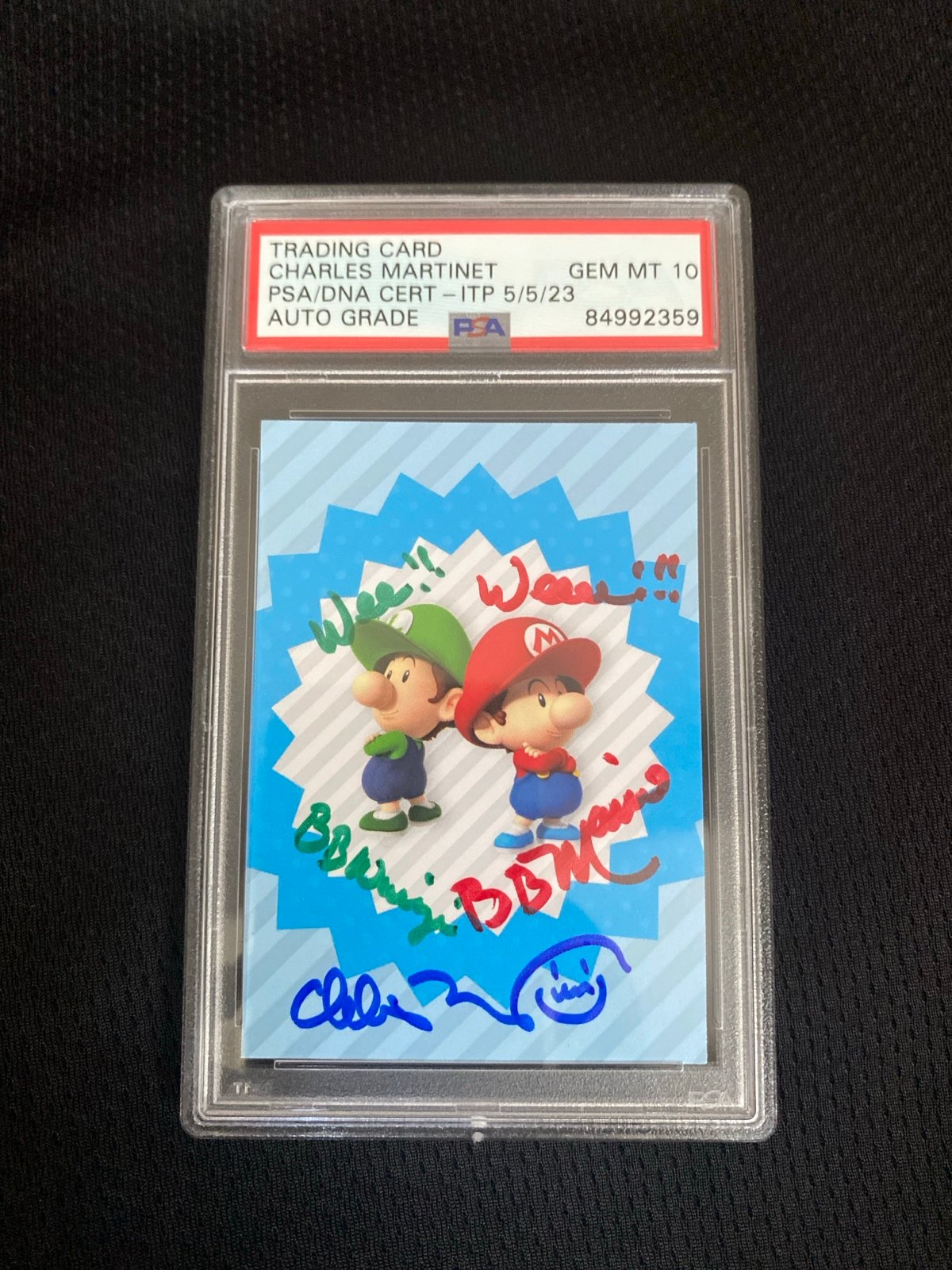 Super Mario Trading card