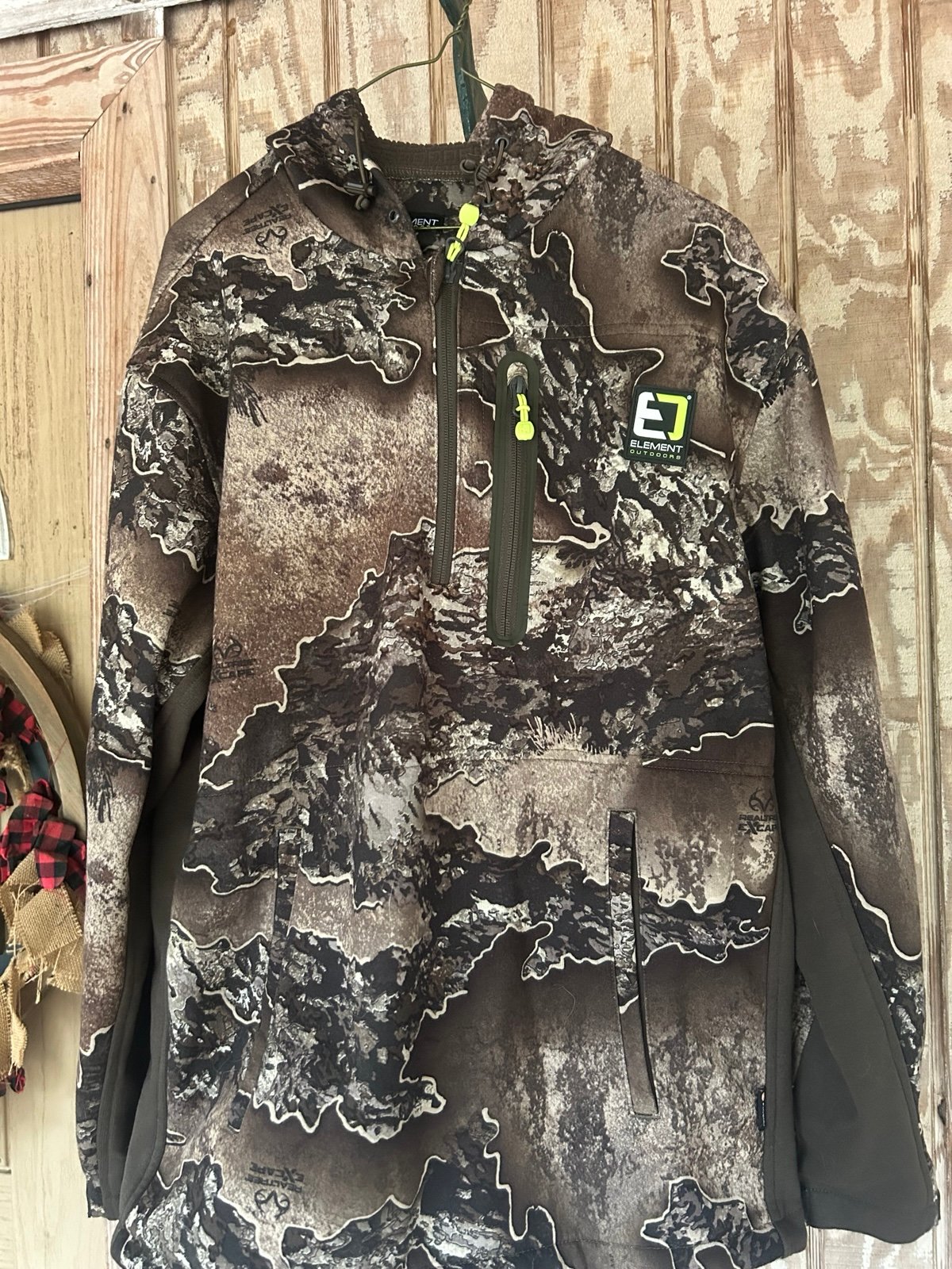 Element Outdoors 1/4 Zip Hooded Jacket