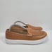Patina Boardwalk Penny Loafer Women's Leather Dune Brown US Size 6.5