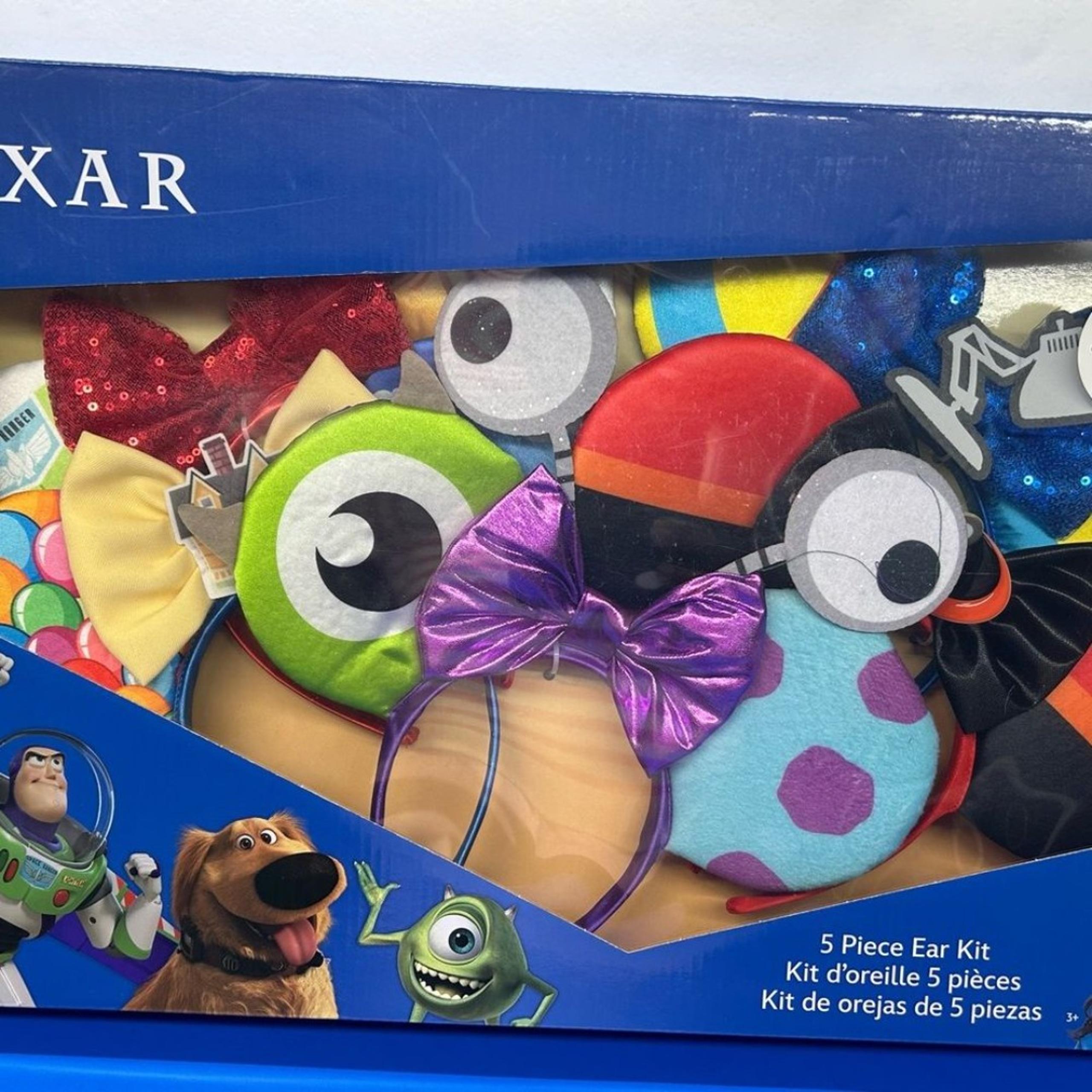 Disney Pixar Ear Headband Set of 5 Incredibles Up Toy Story Monsters Inc