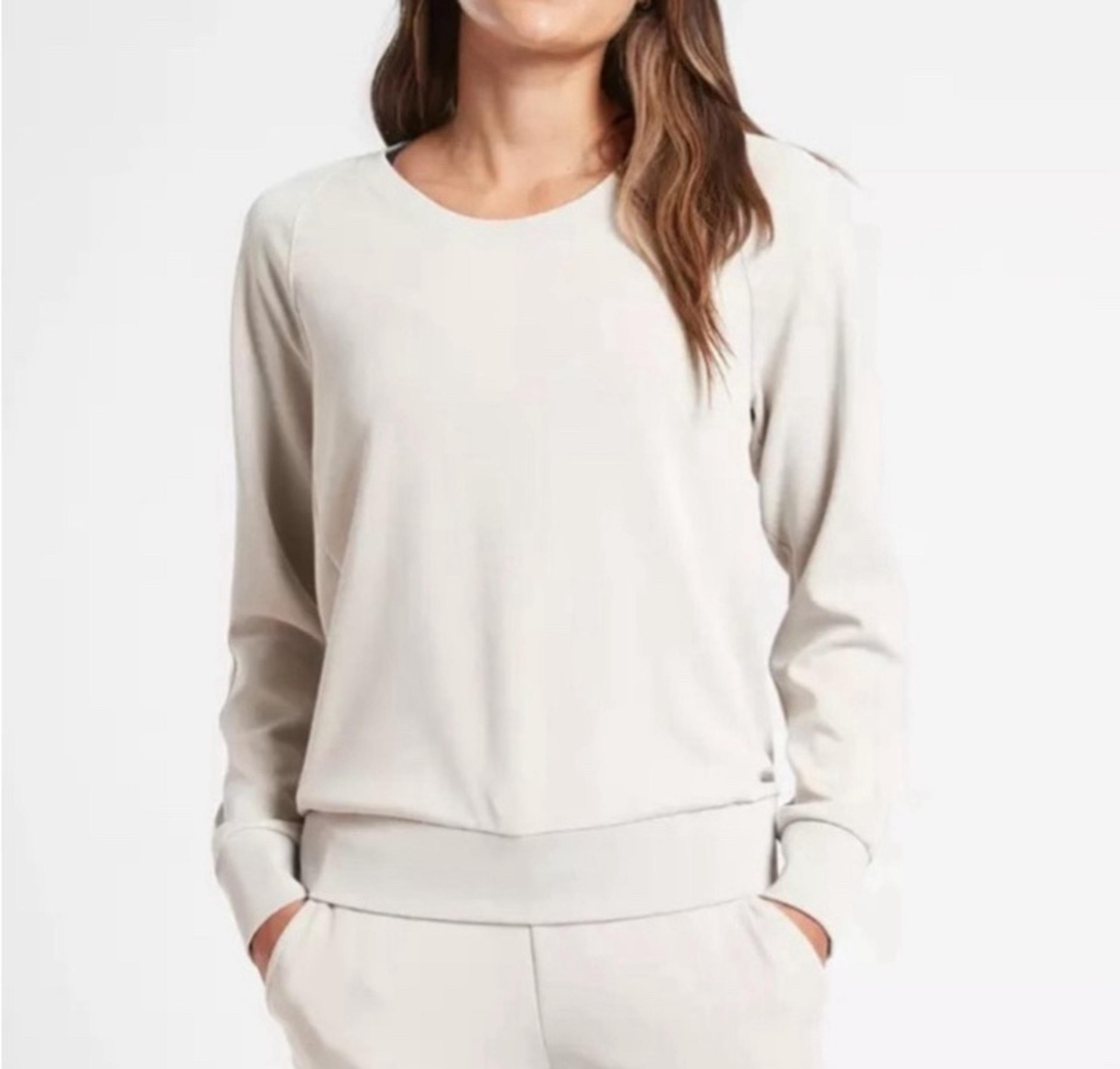 Athleta seasoft scoop neck sweatshirt