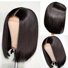 10 Inch Short Bob Wigs 13x4 Lace Front Wig Human Hair Straight Bob Wig