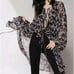 Victoria Secret Duster Robe Chiffon size XS/S West Side Floral Black Pink Kimono