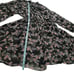 Victoria Secret Duster Robe Chiffon size XS/S West Side Floral Black Pink Kimono