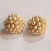 Vintage 1980s Blanca Pearl Dome Clip on Earrings