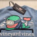 New boy's S Vineyard Vines pro snowboard whale long sleeve pocket tee