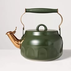 Hearth & Hand Magnolia 2qt Stainless Steel Arch Cutout Teapot Dark Green Target