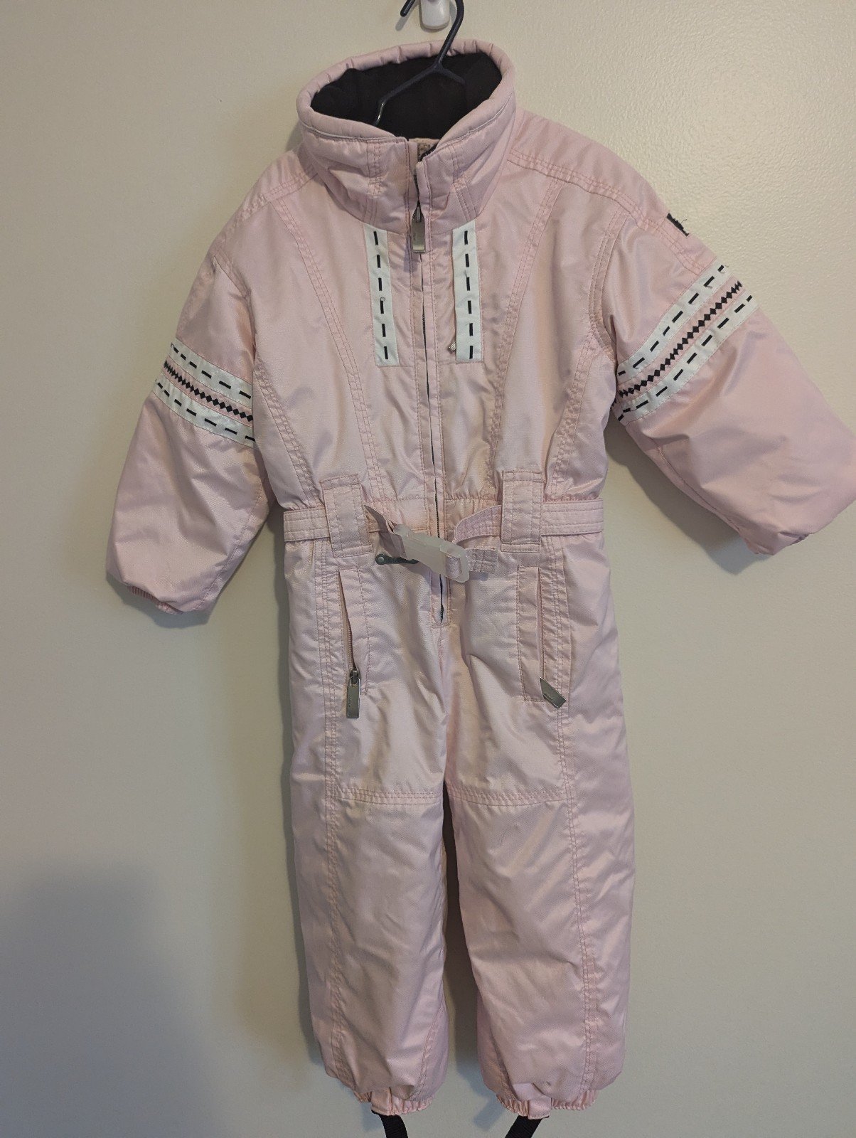 Girls size 3 pink Spyder adjustable snowsuit