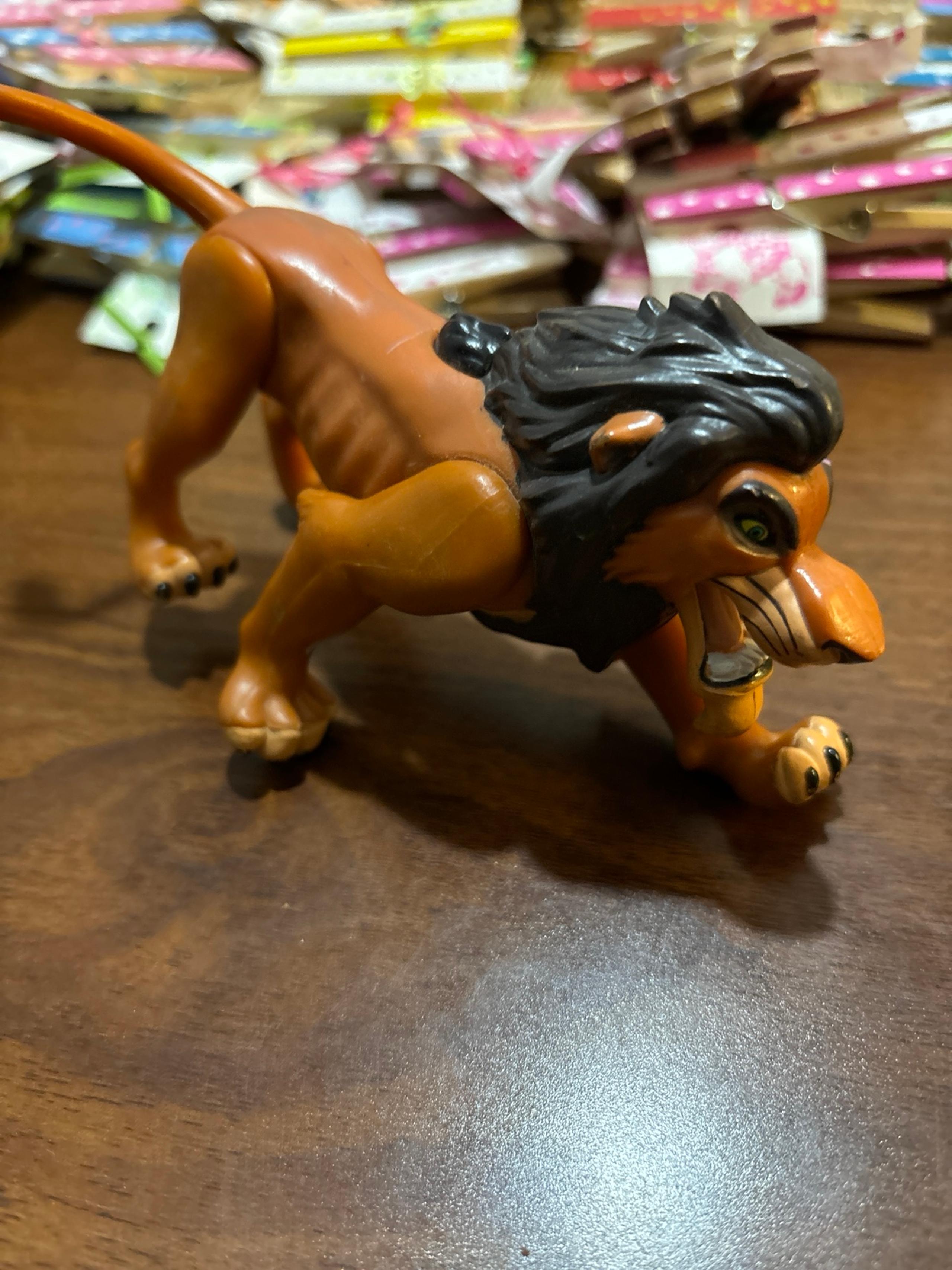 Vintage 1994 Disney The Lion King Fighting Battle Action Figure Scar
