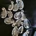 Vintage Faux Crystal Chandelier Pendants