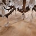 Vintage Faux Crystal Chandelier Pendants