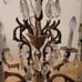 Vintage Faux Crystal Chandelier Pendants