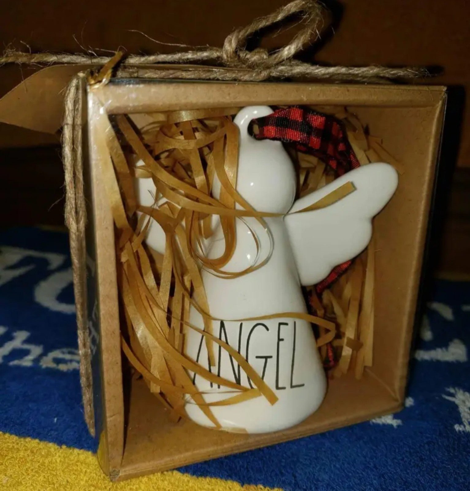 Rae Dunn Angel ornament