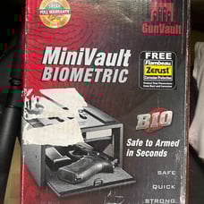 Biometric mini vault safe