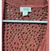 Women's Burn Orange Crochet ANA Top Set Tank Top Size Small/Cardigan Size Medium