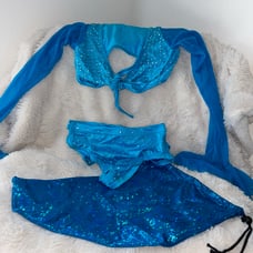 Women’s One Size Dancer Outfit w/ Matching Money Bag