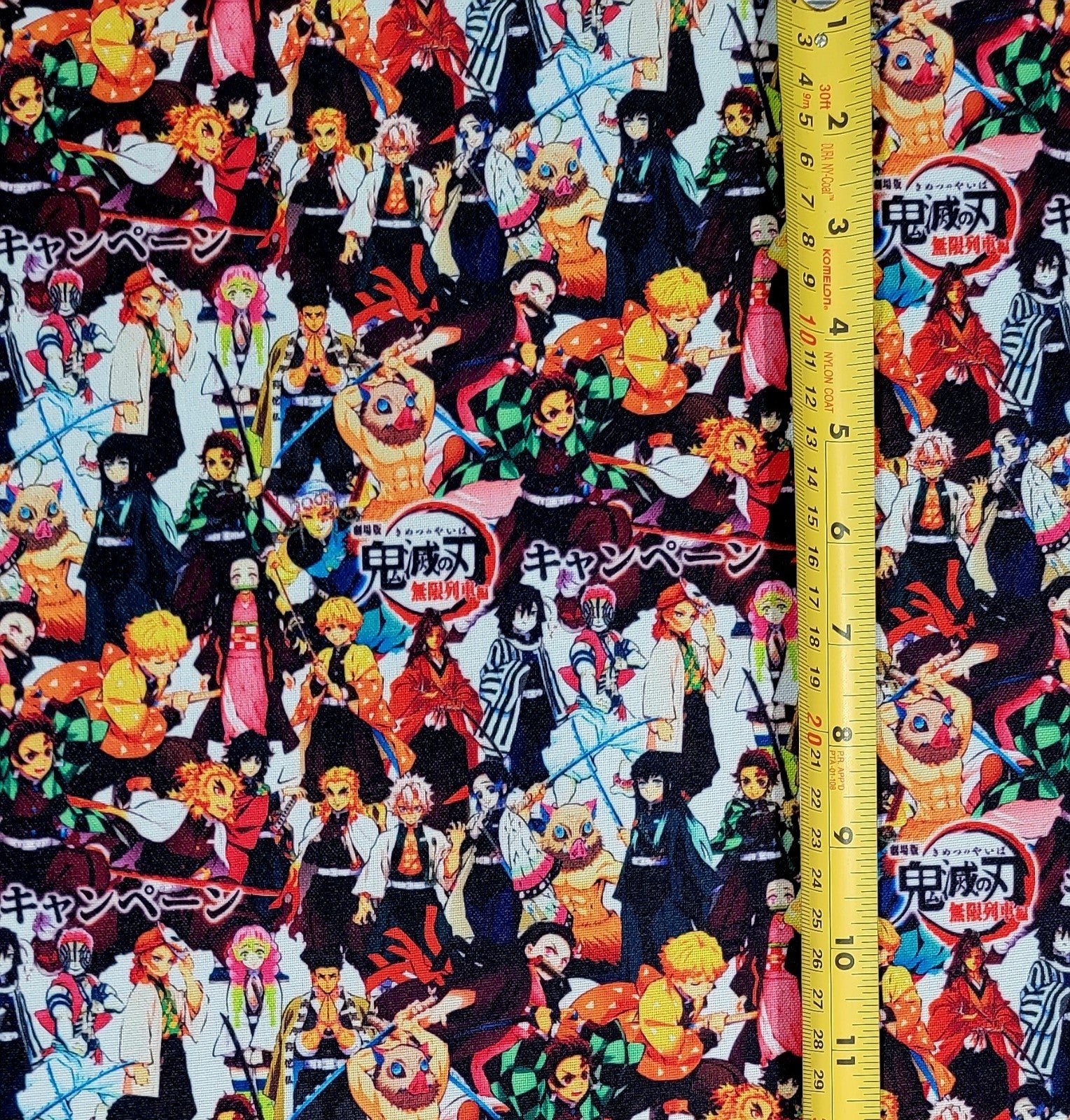 DEMON SLAYER ANIME COLLAGE FABRIC 1 YARD
