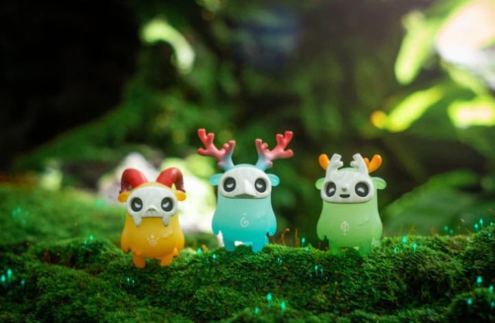 Tiny Muffinn: The Spirit of Elements by Madkids Brand New GID Resin Orange