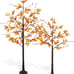NEW 2 Pack Lighted Maple Trees Artificial Fall Acorn Trees 4FT+5FT