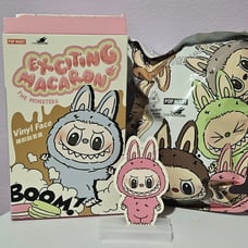 POP MART THE MONSTERS Labubu Macaron Lychee Berry Plush Charm