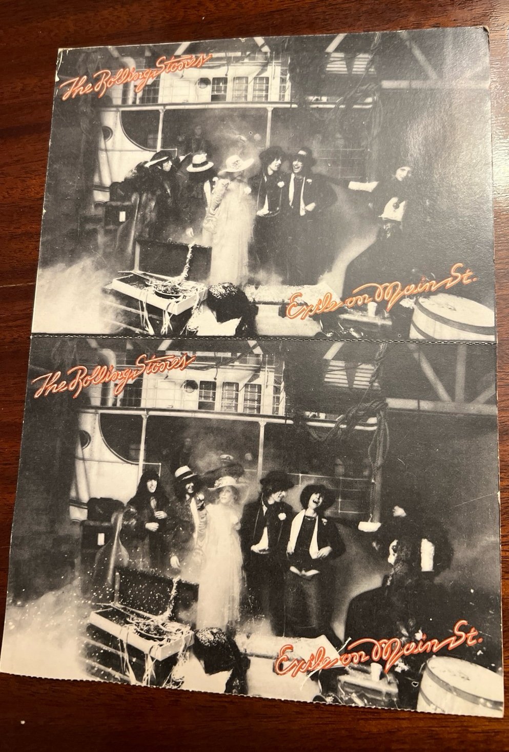 Vintage Rolling Stones Original 1972 “Exile On Main Street” Postcards