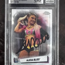 2021 Topps Chrome WWE Alexa Bliss #3 BGS Authentic Auto