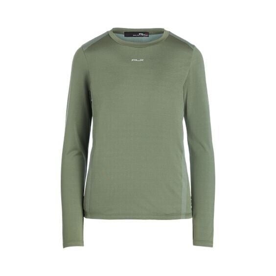 NEW! RLX Golf Ralph Lauren Women's M Performance Jersey Long-Sleeve Tee NWT 188