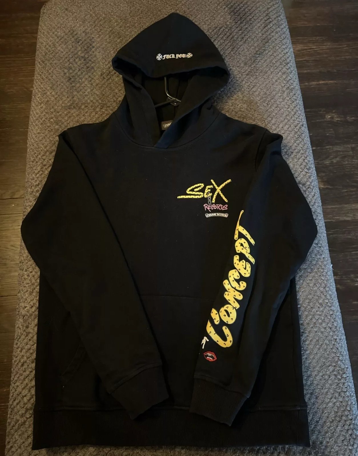 Chrome Hearts Sex Records Concepts Medium Hoodie Rare