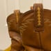 Ariat Vintage Two-Tone Brown Inlayed Round Toe Leather Cowboy Western Boot Roper
