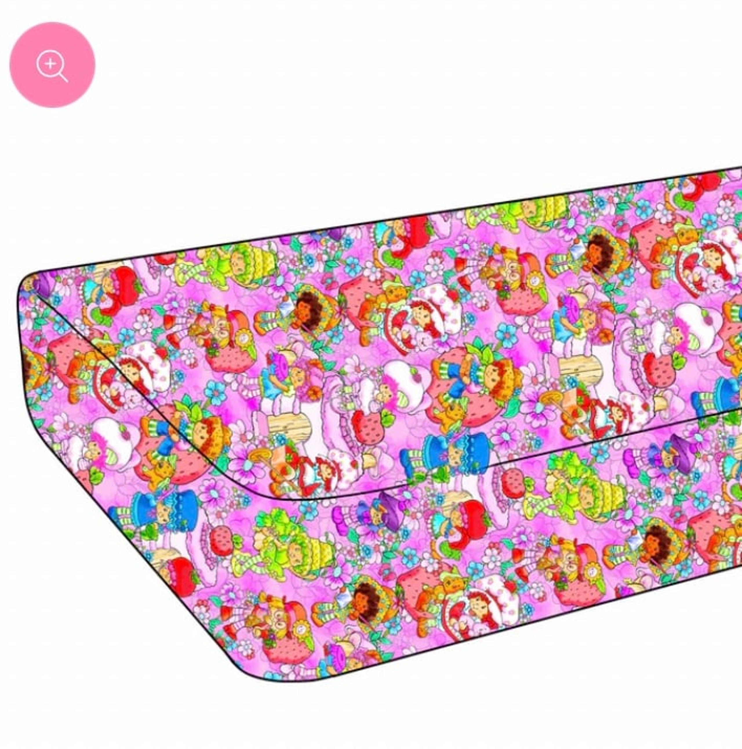 Millie Rose Strawberry Shortcake Baby Changing Pad Cover