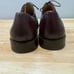 Mezlan Mens 11 M Brown Leather Lace Up Square Toe Derby Dress Shoes Oxblood