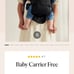 Baby Bjorn free carrier