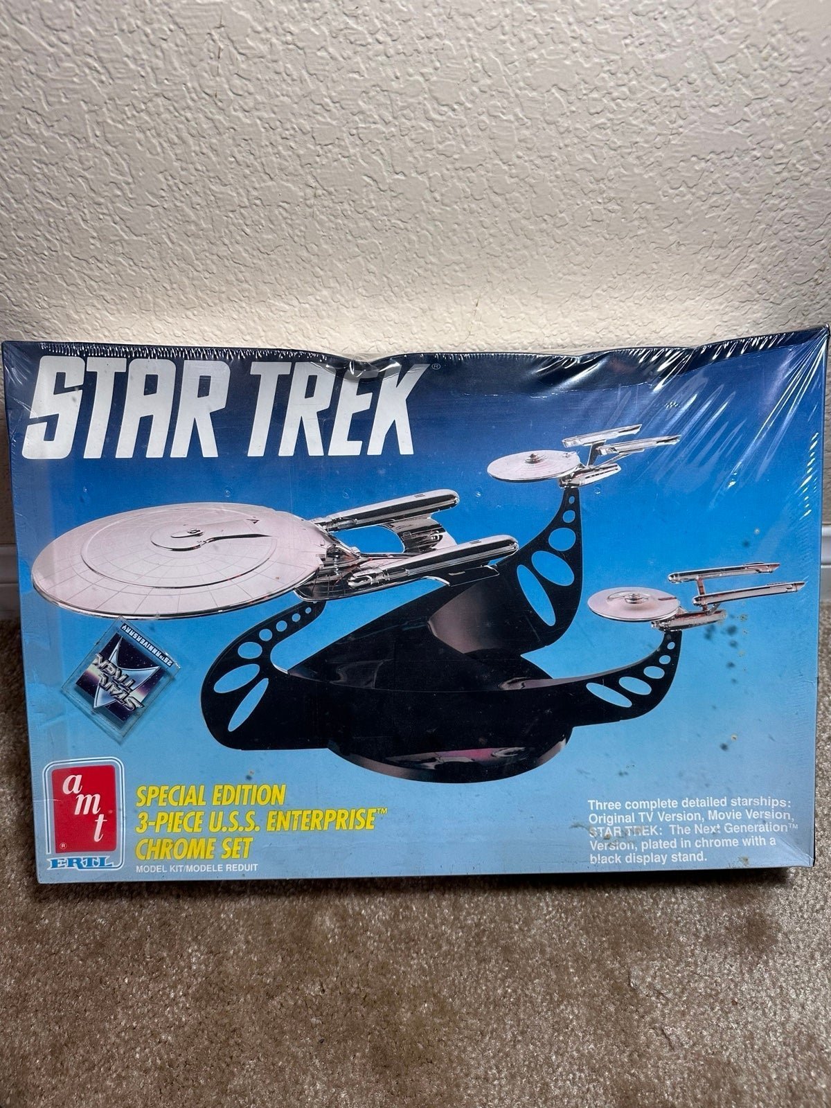 Star Trek Secial Edition 3-Piece U.S.S. Enterprise Chrome Set