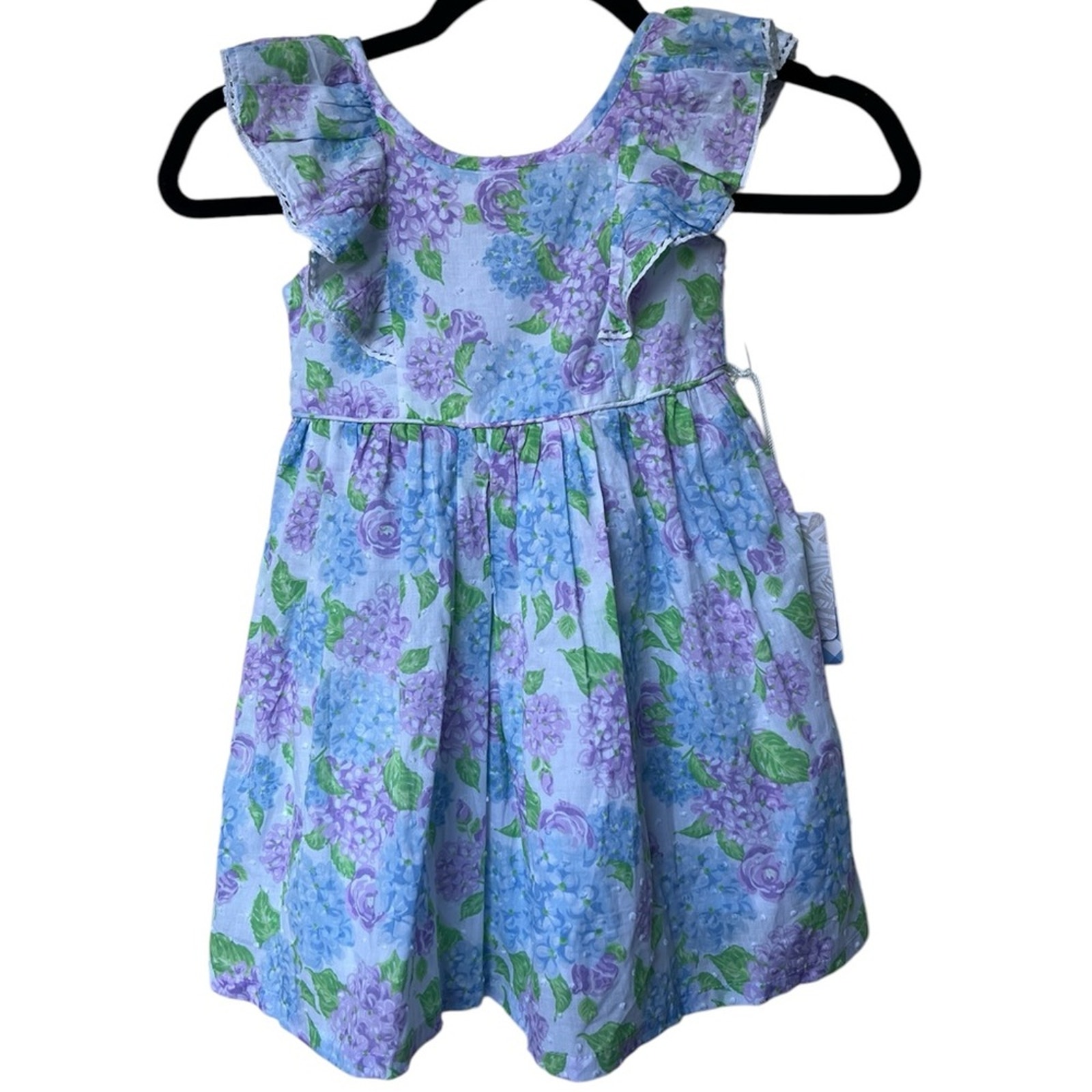 Tommy Bahama Girls Dress Size 4 New with Tags Hydrangeas Lilacs