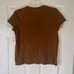 Madewell Brown Crewneck T-shirt