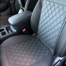 1 Pair Car Seat Covers, Luxury Car Protectors, Universal Anti-Slip Driver Seat C